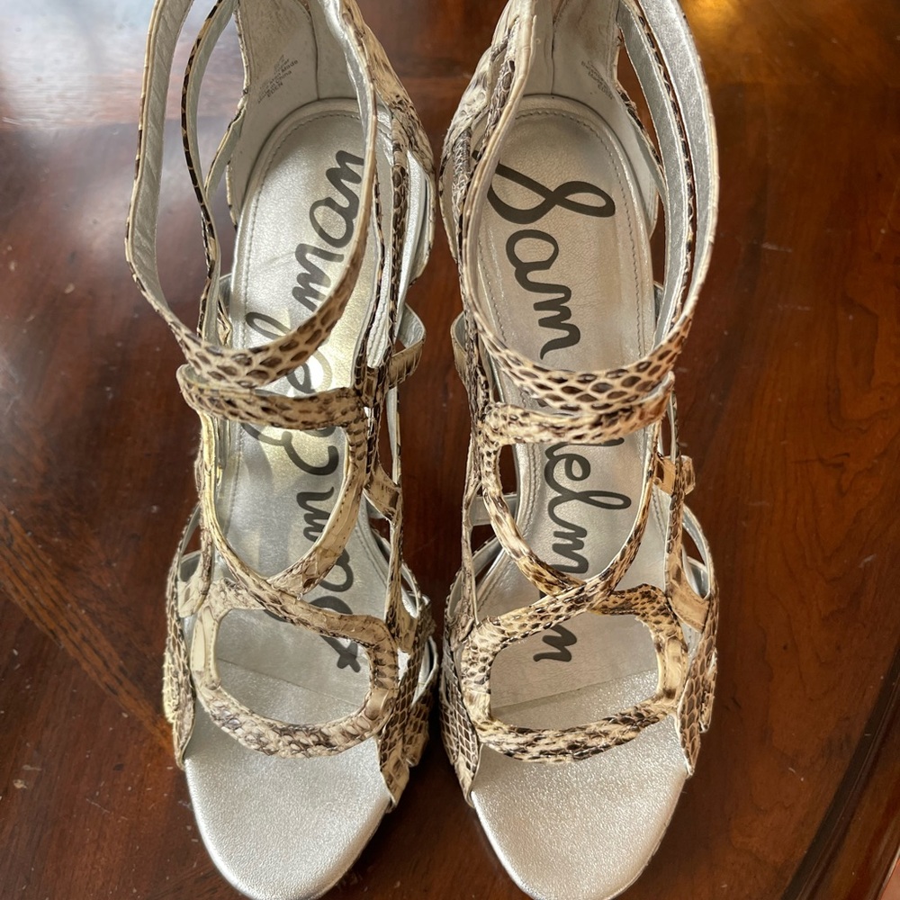 Sam Edelman snakeskin sandals
